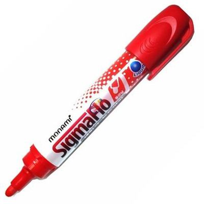 Monami Sigmaflo Whiteboard Marker 12pcs/box (Available in 4 colours: Black, Red, Blue & Green)_img_1