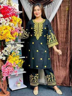Embroidery Two Pieceডিজাইনঃ এমব্রয়ডারি কাজ করা_img_0