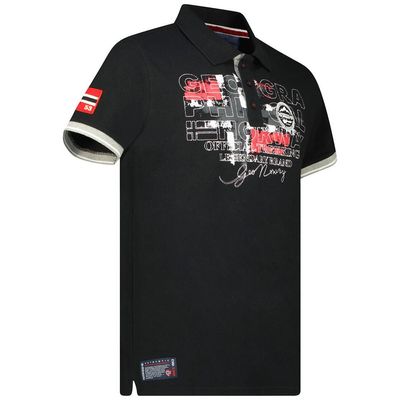Short-sleeved polo shirt Black_img_2