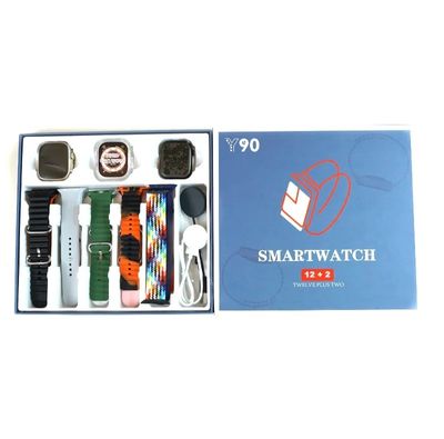 Y90 ULTRA SMART WATCH. 12 bands and 2 watch._img_0