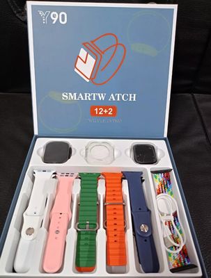 Y90 ULTRA SMART WATCH. 12 bands and 2 watch._img_1
