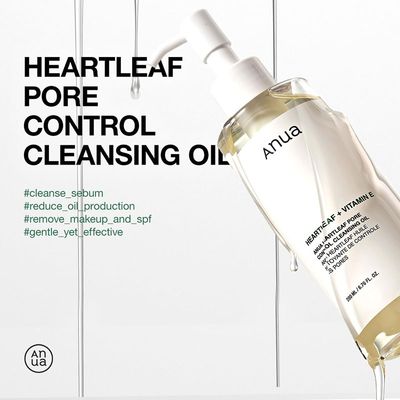 AnuaHeartleaf + Vitamin E Pore Control Cleansing Oil Mild_img_1
