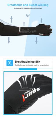 Geepact 2PCS Ice Silk Sleeves Anti_img_8