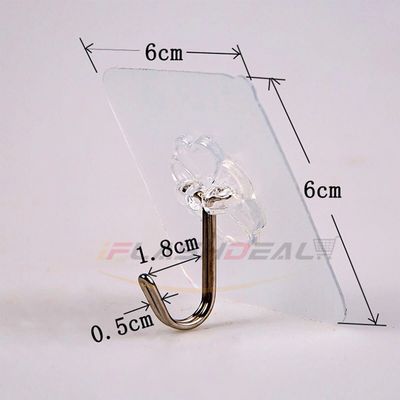MAYTTO 8PCS Adhesive Hooks No-Drill_img_3