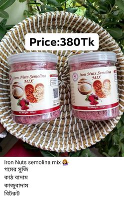 Iron Nuts Semolina Mix-(250gm)_img_1