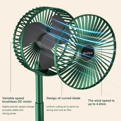 Portable USB Rechargeable Fan Telescopic Folding Desktop Fan_img_7