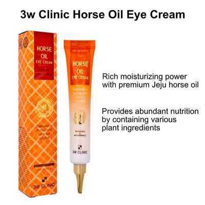 3W Clinic Horse Oil Eye Cream Whitening And Anti Wrinkle_img_1