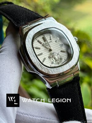 PATEK DENIM BLACK JEANS ADDITION WHITE DIAL_img_1