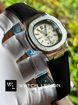 PATEK DENIM BLACK JEANS ADDITION WHITE DIAL_img_2