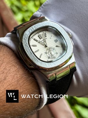 PATEK DENIM BLACK JEANS ADDITION WHITE DIAL_img_3