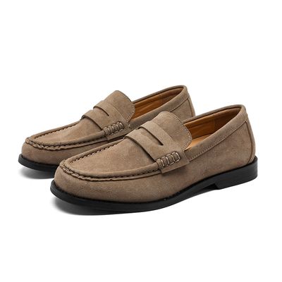 Old money style loafers one-step lazy shoes_img_4
