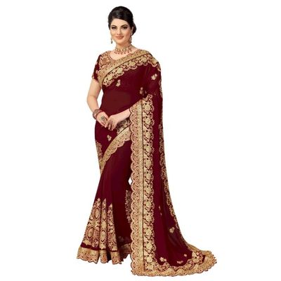 Embroidery & Sequence Work Party saree_img_1