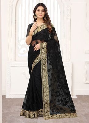 Embroidery & Sequence Work Party saree_img_2