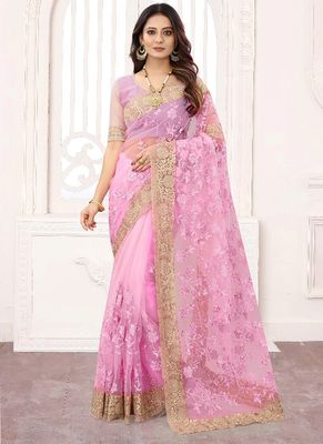 Embroidery & Sequence Work Party saree_img_3