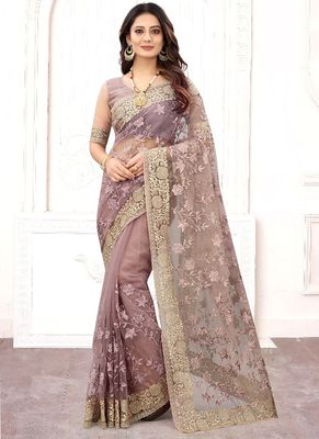 Embroidery & Sequence Work Party saree_img_4