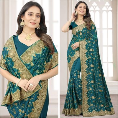Embroidery & Sequence Work Party saree_img_0