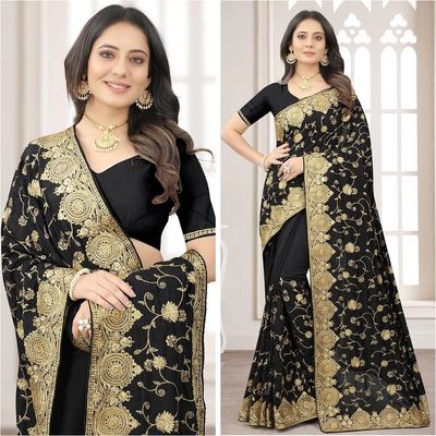 Embroidery & Sequence Work Party saree_img_4