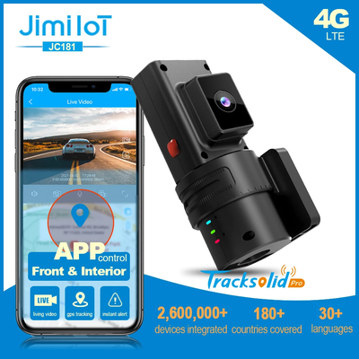 Jimi JC181 Mini 4G Car Camera With Live Stream Dual Cameras GPS Tracking Wifi Hotspot Multiple Alarms DVR Dash Cam_img_0
