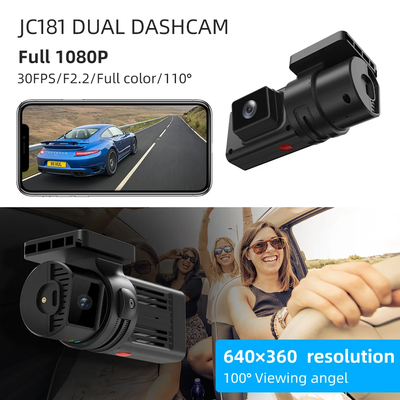 Jimi JC181 Mini 4G Car Camera With Live Stream Dual Cameras GPS Tracking Wifi Hotspot Multiple Alarms DVR Dash Cam_img_2