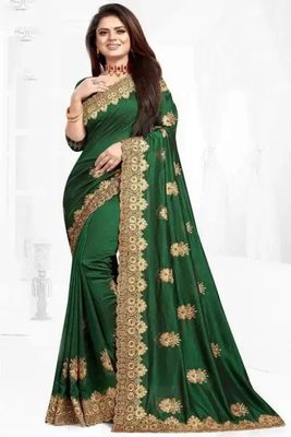 Embroidery work party saree_img_0