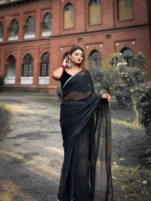 জর্জেট স্টোন শাড়ি_img_1