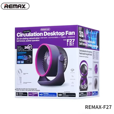 Remax F27 Fonzyr Series Circulation Desktop Fan_img_1