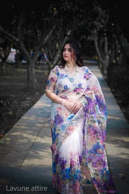 আকর্ষণীয় হাফ সিল্ক শাড়ি_img_1