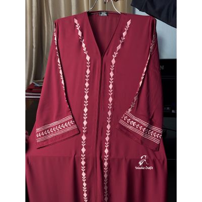 FAIJA ABAYA MEROON_img_0