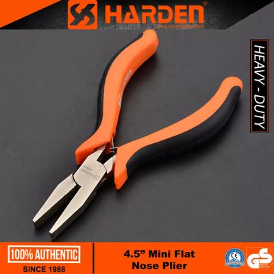HARDEN 4.5" Professional Mini Nose Plier ( Long Nose | Flat Nose | Round Nose | Extra Long Nose ); Model: 560301 |  560306 |  560307 |  560308_img_6