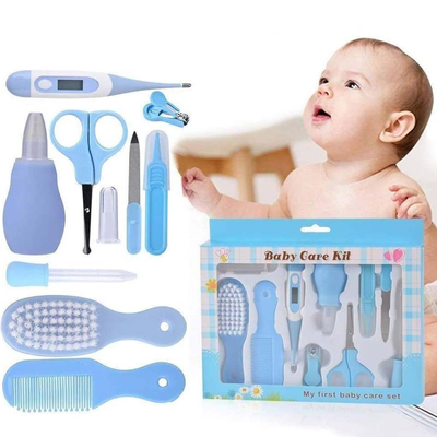 10 Pcs New-born Baby Kids Health Care Kit Set ( Pink-Bule )_img_0