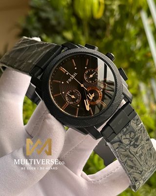 Fossil Matel Black Chain Chrono (AA)_img_0