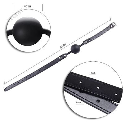 Safety Silicone Restraints Mouth Gag Ball Adult Sex Games BDSM Bondage Bondage Slave Ball Erotic Sex Toys For Woman Couples_img_1