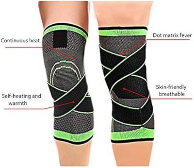 Knee Cap Support Belt Brace for Knee Pain Relief Open Patella Women and Men Knee Support_img_1