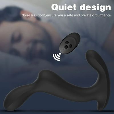 Prostate Massager Anal Vibrator Testicle Anal Stimulator Anal Butt Plug Cock Vibrator Male Masturbator Anus Sex Toys For Men Gay_img_3
