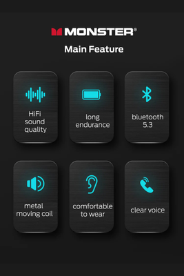 MONSTER AIRMARS XKT08 Bluetooth 5.2 – Gaming & Music- White_img_4