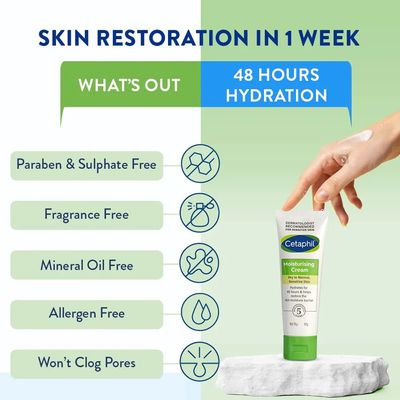 Cetaphil Moisturising Cream (Dry To Normal Sensitive Skin) 80g_img_3