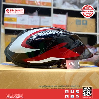 Fuel Tank for Bajaj Discover 125 Black-Red bike._img_0