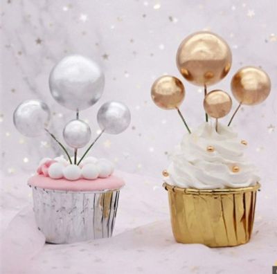 4 pcs Ball Topper White or Gold_img_1