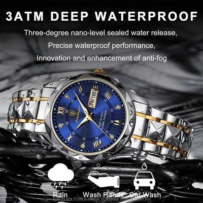 POEDAGAR 615 Luxury Business Man Wristwatch Waterproof Luminous Date Week Men Watch For Men Quartz Clock Stainless Steel Men’s Watches Reloj_img_2