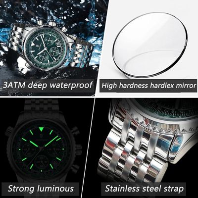 POEDAGAR 960 Luxury Watch for Men Waterproof Luminous Date Chronograph Man Watch Sport Quartz Stainless Steel Men’s Watches_img_4