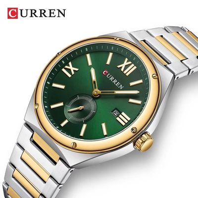 CURREN 8471 New Luxury Luminous Calendar Waterproof Men's Quartz Watches Original Casual Wrist Watch Stainless Steel Clock Reloj_img_1