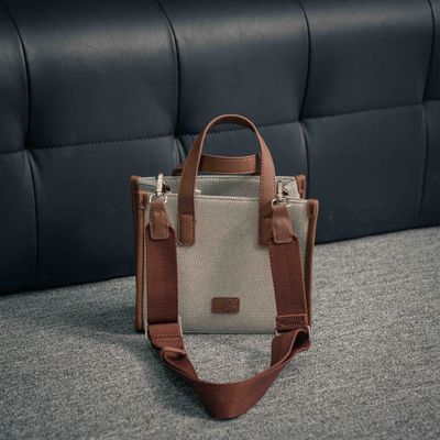 MLB Boston Red Sox Basic Big Logo Canvas Small Tote Bag_img_1