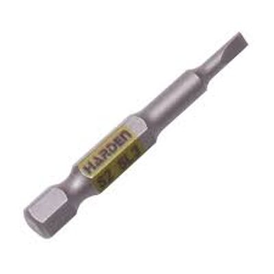 HARDEN Flat Screwdriver Bits Set 10 Pcs – Magnetic ( SL3x50mm | SL6x50mm ) with Plastic Box; Model 550553 | 550566_img_1