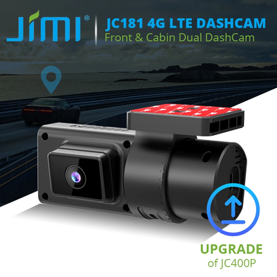 Jimi JC181 Mini 4G Car Camera With Live Stream Dual Cameras GPS Tracking Wifi Hotspot Multiple Alarms DVR Dash Cam_img_1