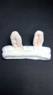 Wash Face Hair Holder Hairbands Soft Warm Coral Fleece Bow Animal Ears Headband For Women Girls Turban Fashion Hair Accessories Moonlight Shines_img_1