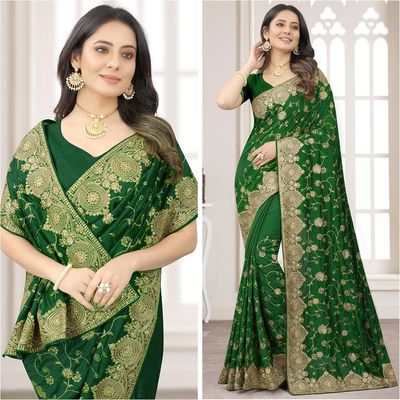 Embroidery & Sequence Work Party saree_img_1
