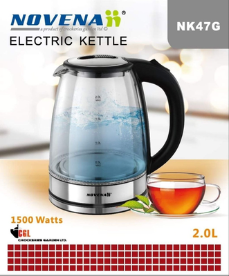 Novena 2L Glass Fast Boiling Electric Kettle