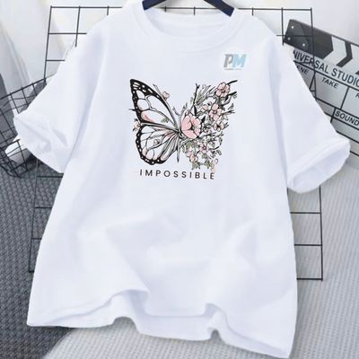 লেডিস টিশার্ট (Butterfly) (৫ টি কালার আছে)_img_0
