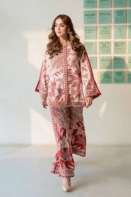 2Pis Co-ord Digital Floral Printed