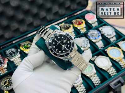 Rolex Sea Dweller Silver Black Dial Quartz (AA Grade)_img_0